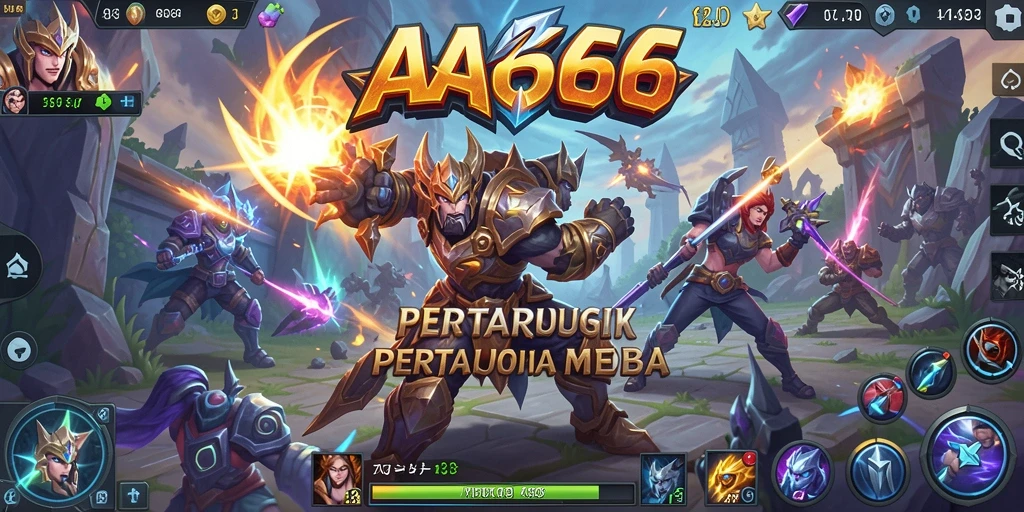 Tampilan gameplay menarik dan seru dari AA666.