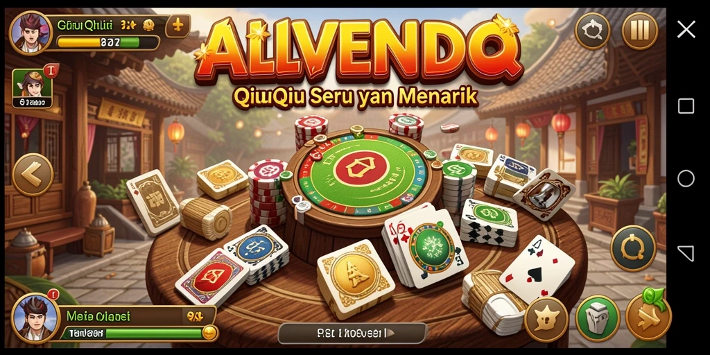 Gameplay menarik dan seru dalam ALVENDO QiuQiu.