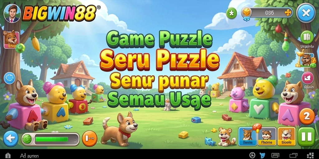 Tampilan screenshot gameplay <strong>BIGWIN88</strong> yang menunjukkan tantangan puzzle yang seru.