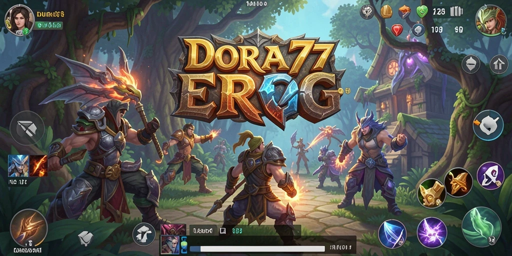 Tampilan gameplay DORA77 yang memukau di dalam dunia RPG.