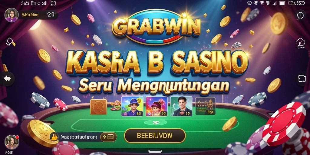 Tampilan menarik dari gameplay Kasino di GRABWIN yang menghibur.