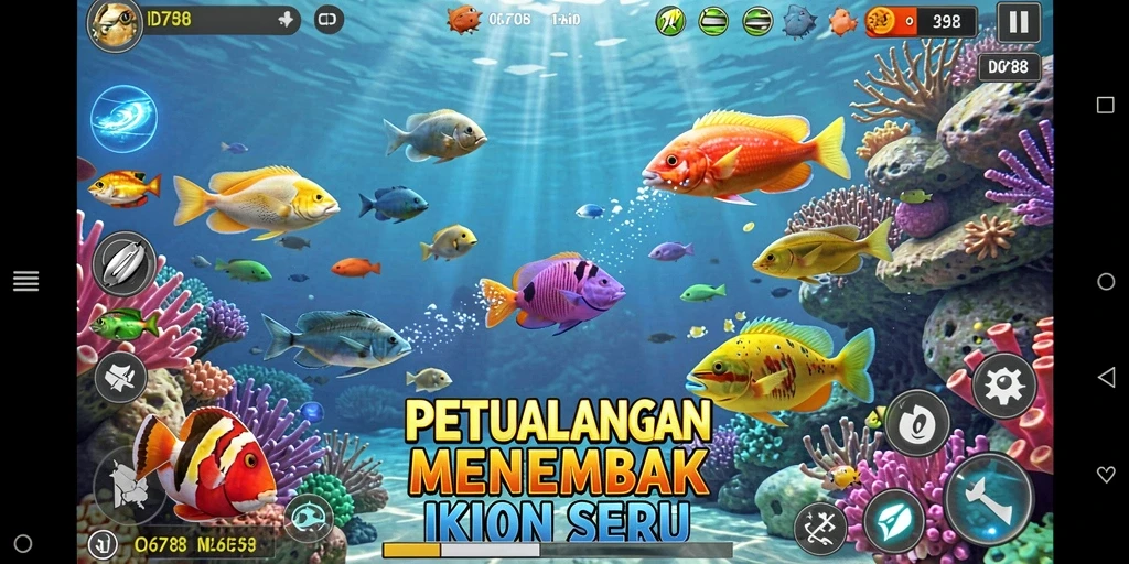 Gameplay seru Tembak Ikan di ID6788 yang penuh aksi.