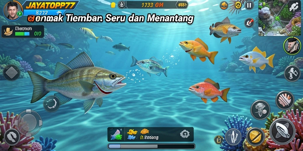 Tampilan gameplay JAYATOP77 yang penuh warna dan menantang.