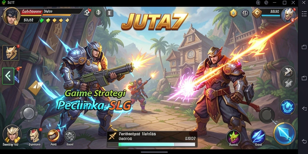 Tampilan gameplay menarik dari JUTA7 yang menghadirkan strategi mendalam.