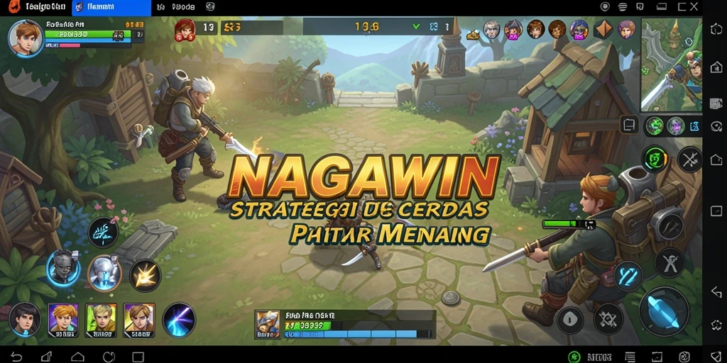 Tampilan gameplay NAGAWIN yang mendebarkan dan penuh strategi.