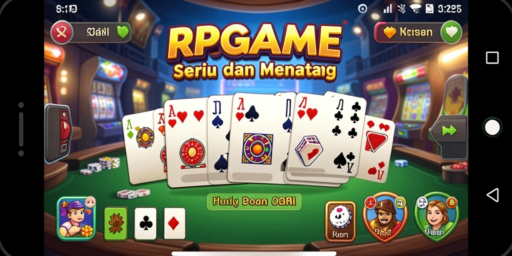 Tampilan screenshot RPGAME menampilkan gameplay Domino yang mengasyikkan.