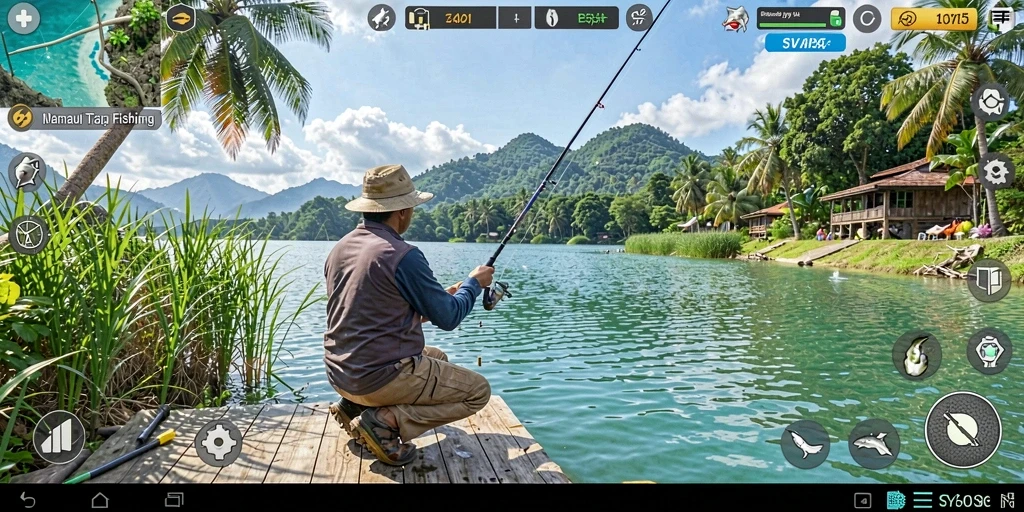 Tangkapan ikan yang spektakuler dalam gameplay SVIP5