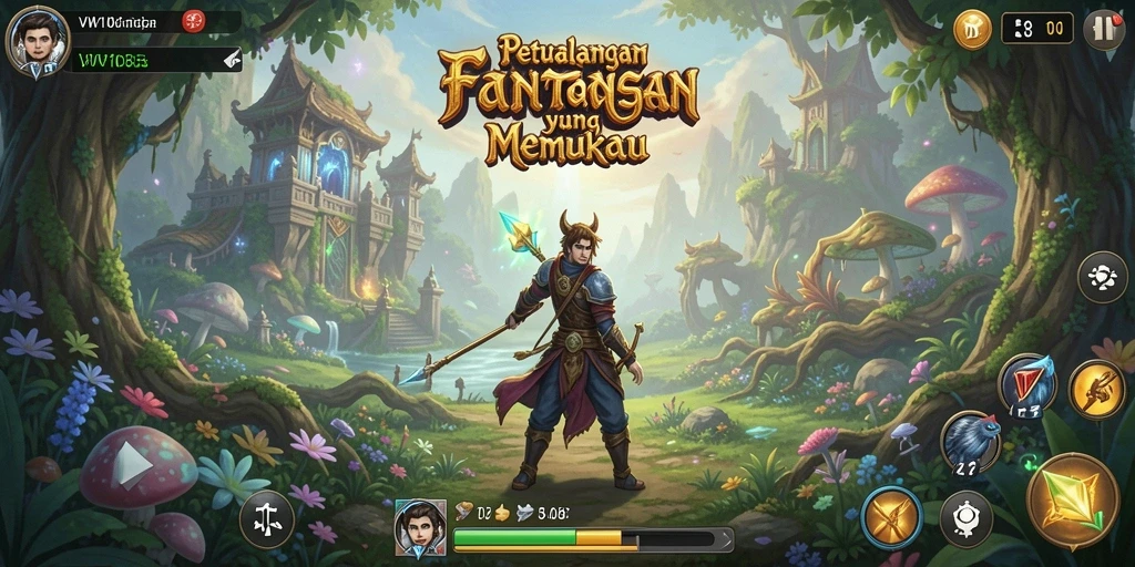 Tangkapan layar gameplay <strong>VW108</strong> dengan aksi seru di dunia RPG.
