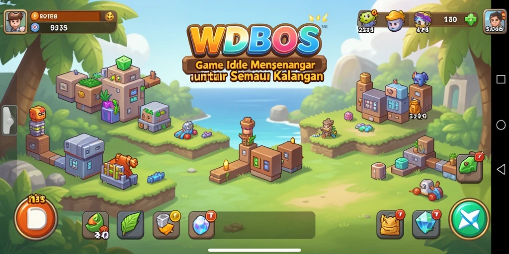 Screenshot gameplay WDBOS yang menampilkan mekanisme Idle yang menarik.